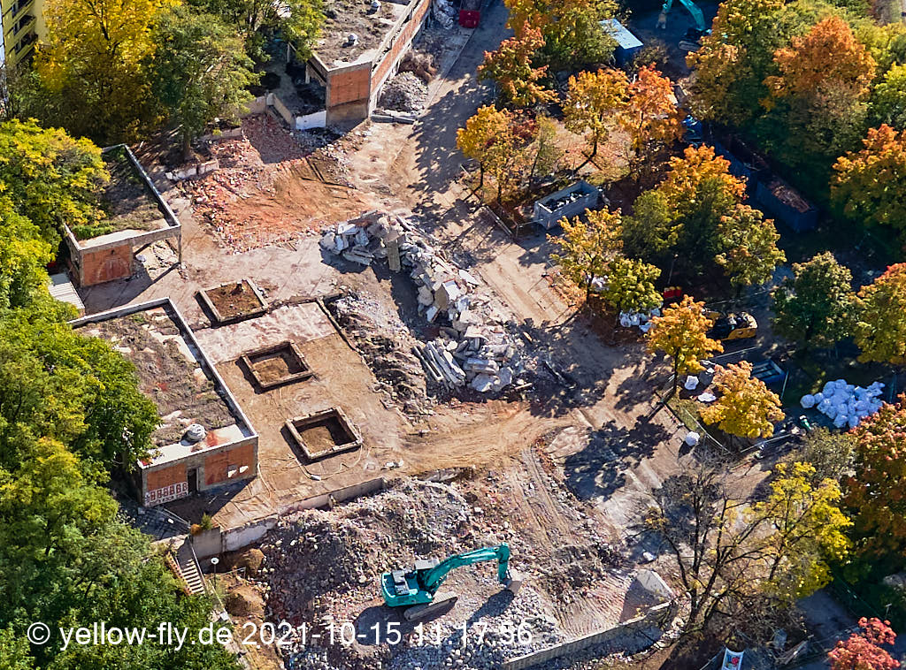 15.10.2021 - Luftbilder vom Abriss unseres Quiddezentrums